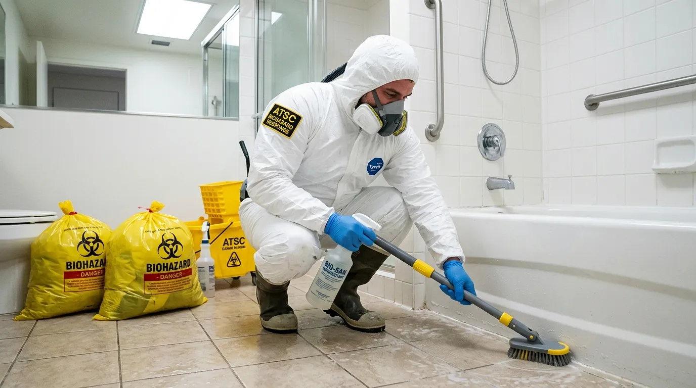 Decontamination equipment deployed for Blood Cleanup in Corsicana